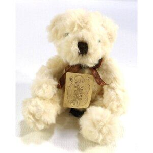 RUSS BERRIE Butterworth #1207 beige 8" teddy bear vintage